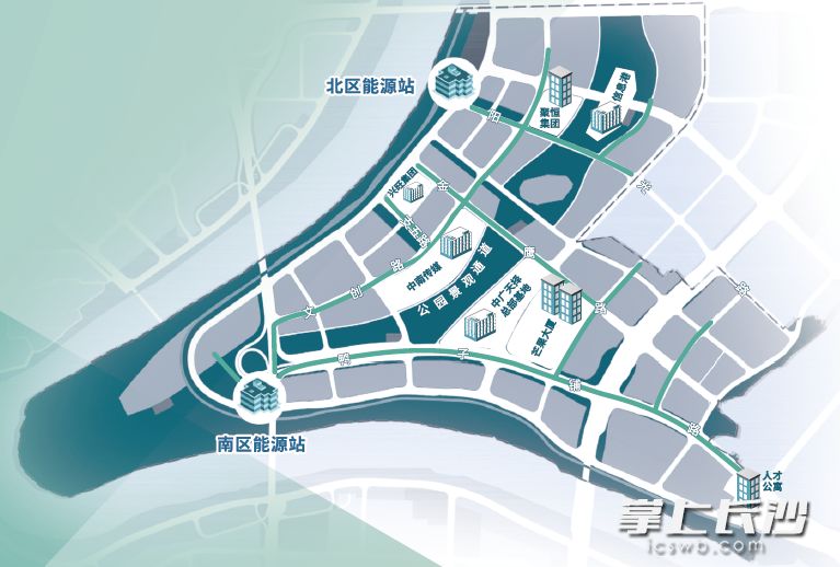 馬欄山視頻文創(chuàng)產(chǎn)業(yè)園內(nèi)將建兩座能源站